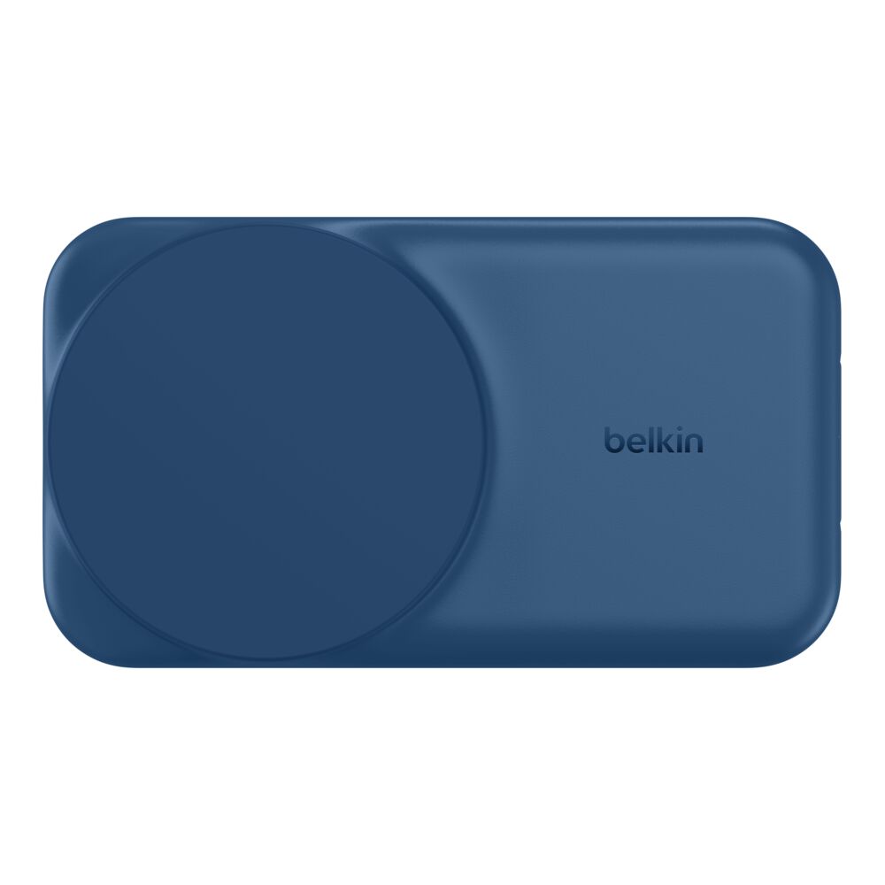 Cargador Inalámbrico Magnético Belkin 2 en 1 Plegable Qi2 25 W – Azul