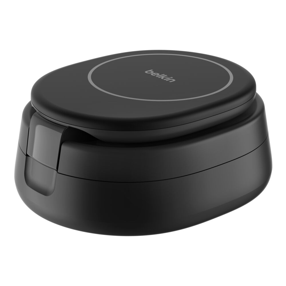 Cargador Inalámbrico Magnético Belkin 3 en 1 Convertible Qi2 15 W – Negro