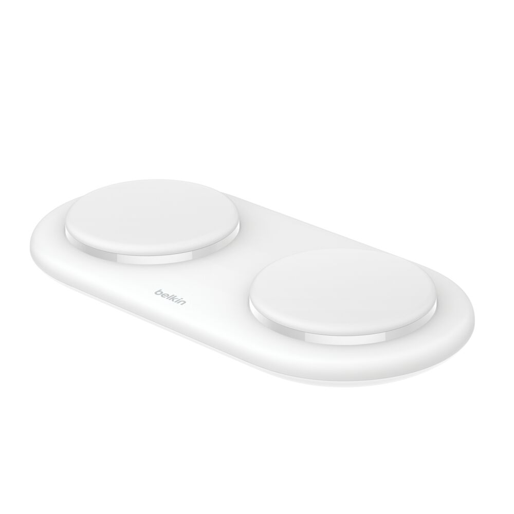 Almohadilla de Carga Magnética Dual Belkin – Blanco
