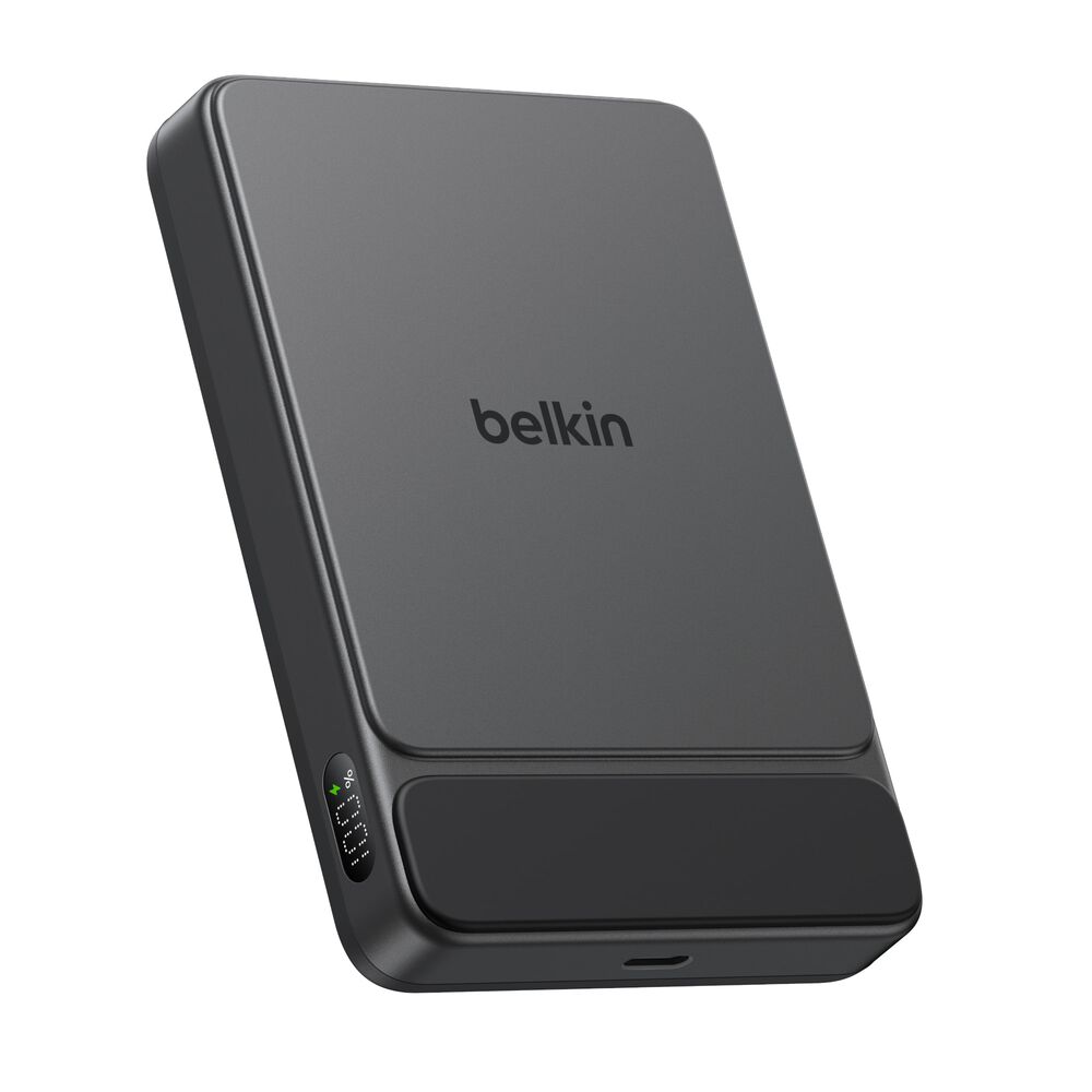 Batería Magnética Slim Belkin 10.000 mAh 25 W Qi2 – Negro