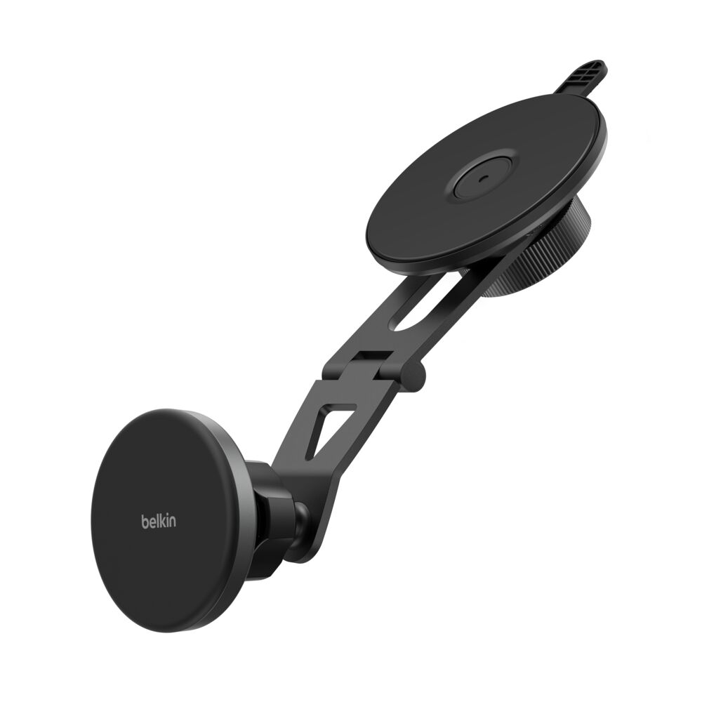 Soporte Magnético para Auto Belkin (Tablero) Qi2 15 W – Negro